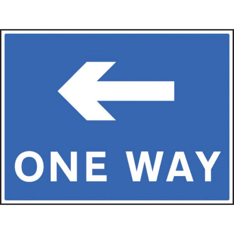 One way - left