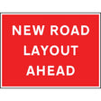 New road layout ahead