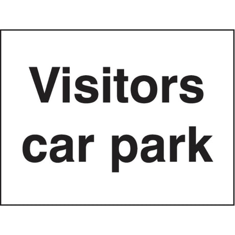 Visitors car park