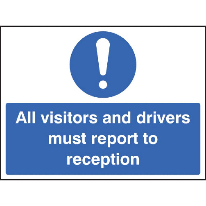 All visitors must report to reception