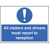 All visitors must report to reception