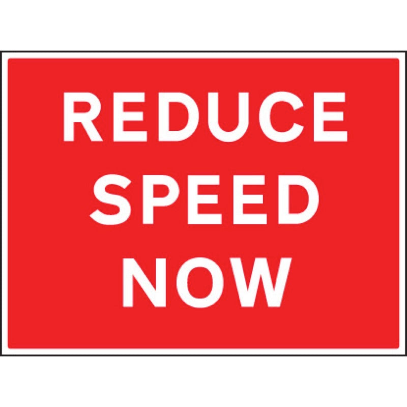 Reduce speed now