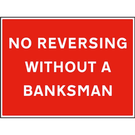 No reversing without a banksman