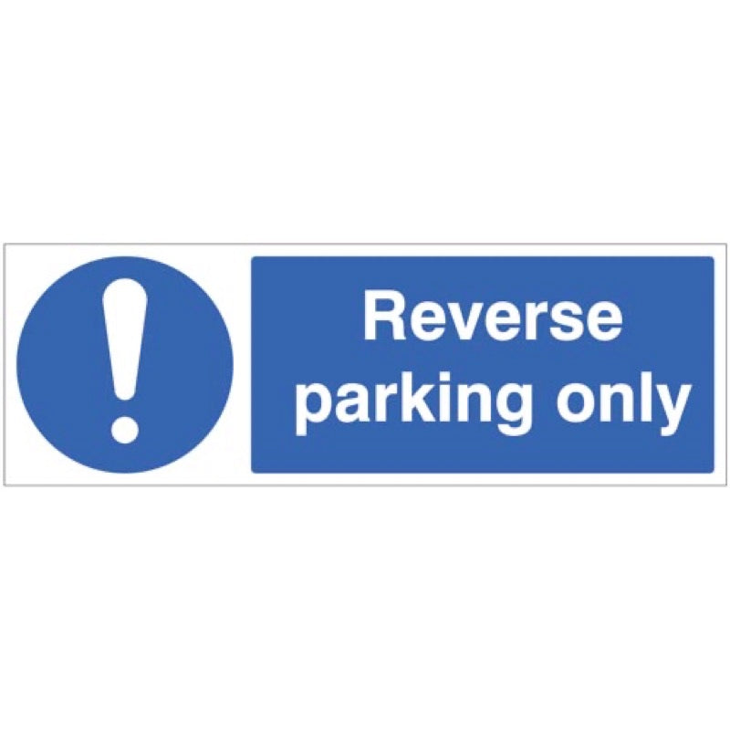 Reverse parking only