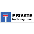 Private No through road