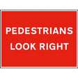 Pedestrians look right